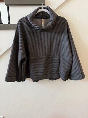 Lucy Turtleneck Ribbed Pullover Sweater NWOT